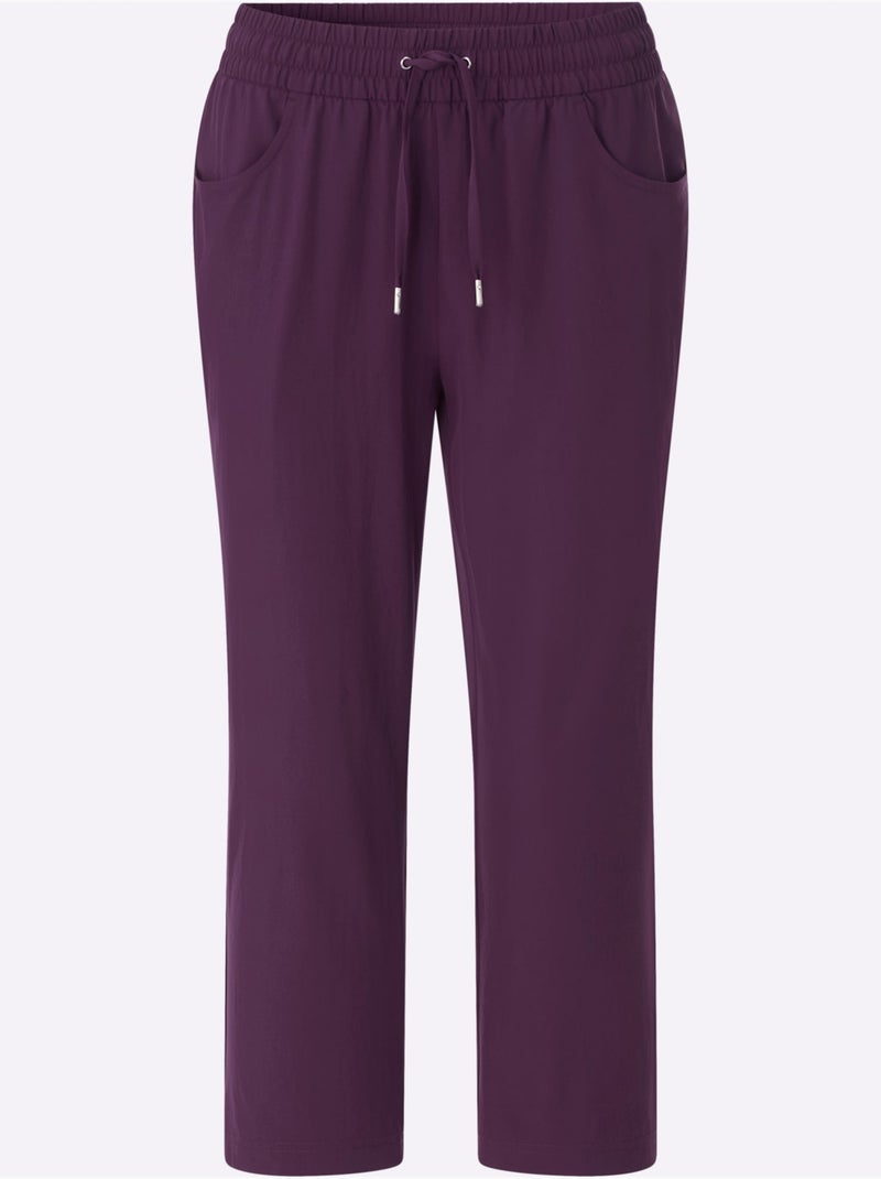 Pantalon 7/8 Qualité Respirante - Taille Standard - Moda Vilona Nude - Kiabi