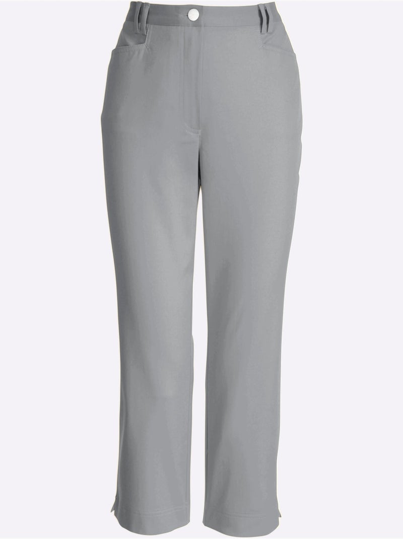 Pantalon 7/8 Revêtement Nano Imperméable - Taille Standard - Witt Gris clair - Kiabi