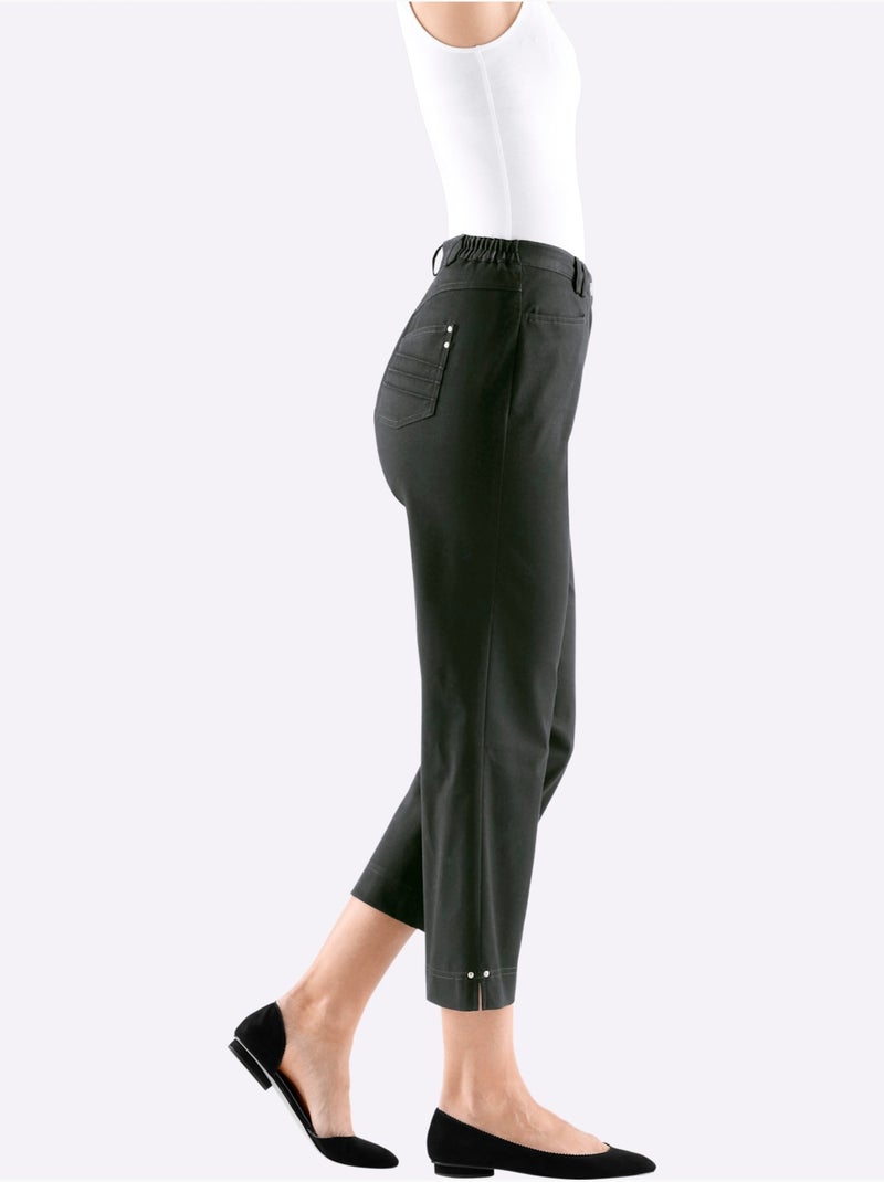 Pantalon 7/8 Revêtement Nano Imperméable - Taille Standard - Witt Noir - Kiabi
