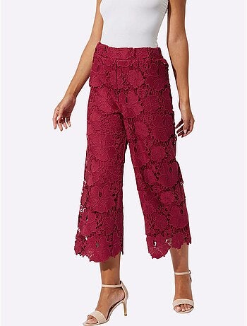 Pantalon 7/8 Superbe Dentelle - Taille Standard - Helline