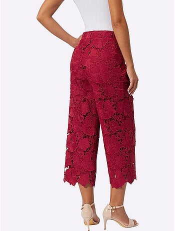 Pantalon 7/8 Superbe Dentelle - Taille Standard - Helline
