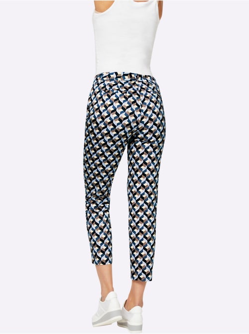 Pantalon 7/8 Superbe Motif Graphique - Taille Standard - Helline - Kiabi