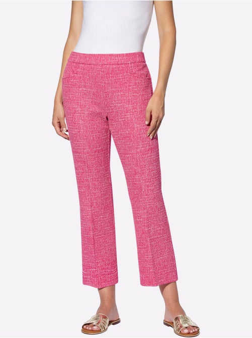 Pantalon 7/8 Tissu Structuré De Qualité - Taille Standard - Helline - Kiabi Pantalon 7/8 Tissu Structuré De Qualité - Taille Standard - Helline - Kiabi