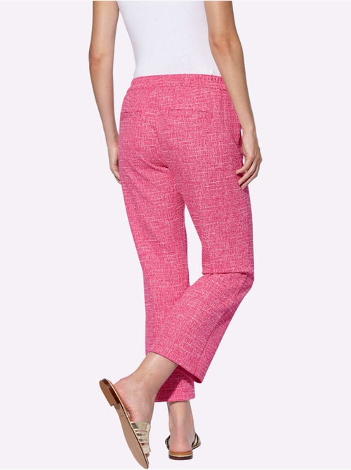 Pantalon 7/8 Tissu Structuré De Qualité - Taille Standard - Helline - Kiabi Pantalon 7/8 Tissu Structuré De Qualité - Taille Standard - Helline - Kiabi