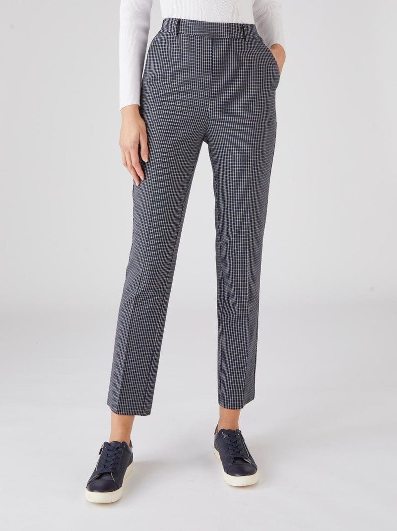Pantalon 7/8ème bi-stretch - Damart Bleu - Kiabi