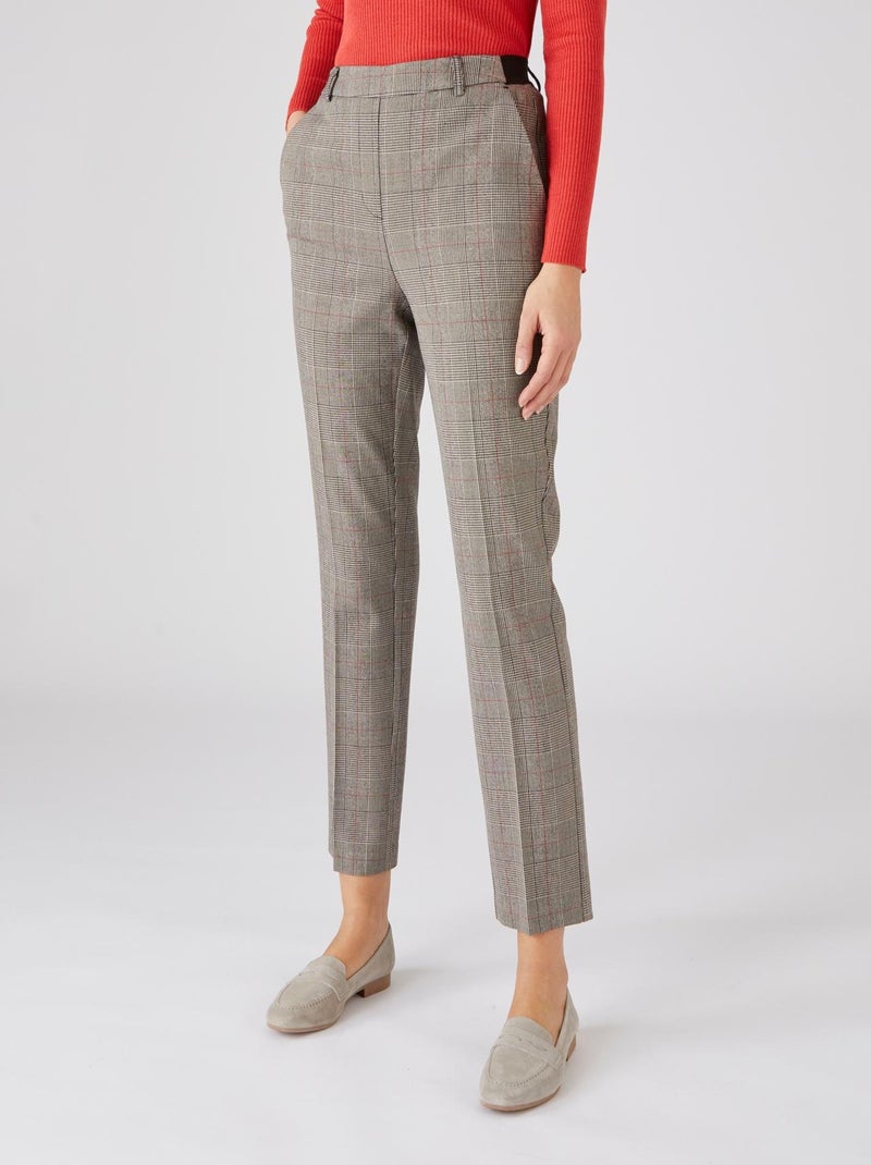 Pantalon 7/8ème bi-stretch - Damart Marron clair - Kiabi
