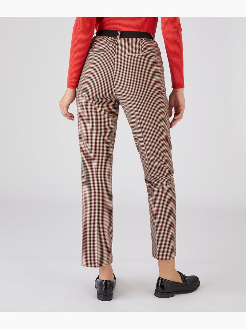 Pantalon 7/8ème bi-stretch - Damart Marron - Kiabi