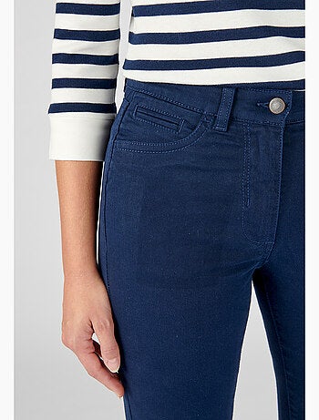 Pantalon 7/8ème boutons bas de jambes - Damart