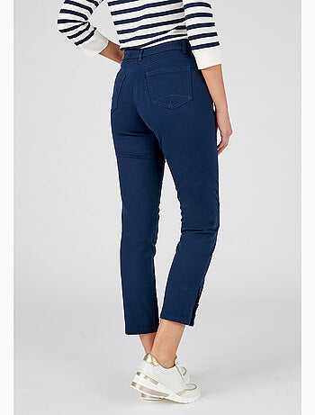 Pantalon 7/8ème boutons bas de jambes - Damart