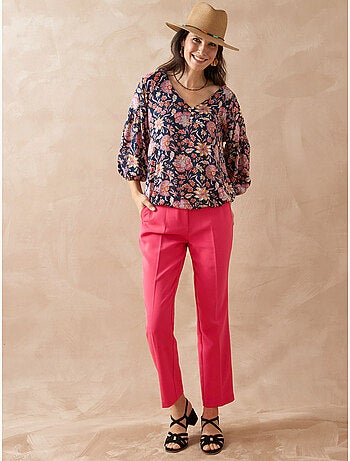 Pantalon 7/8ème coupe fuselée