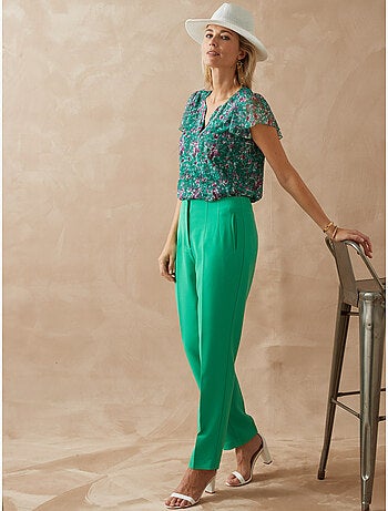 Pantalon 7/8ème coupe fuselée