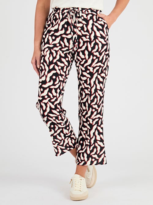 Pantalon 7/8ème crépon - Damart - Kiabi