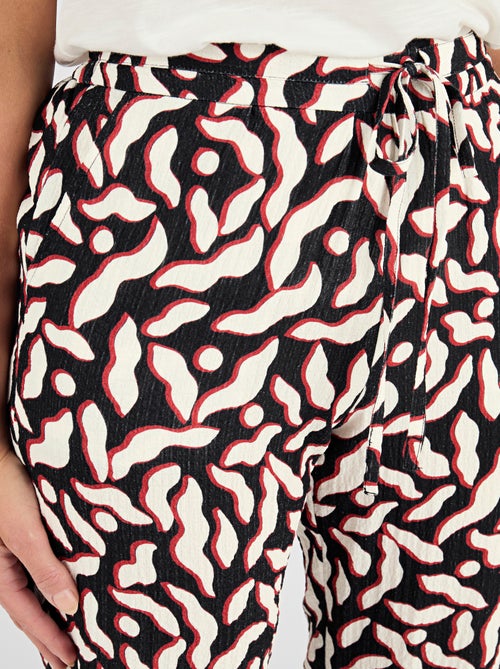 Pantalon 7/8ème crépon - Damart - Kiabi Pantalon 7/8ème crépon - Damart - Kiabi
