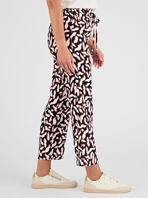 Pantalon 7/8ème crépon - Damart - Kiabi Pantalon 7/8ème crépon - Damart - Kiabi