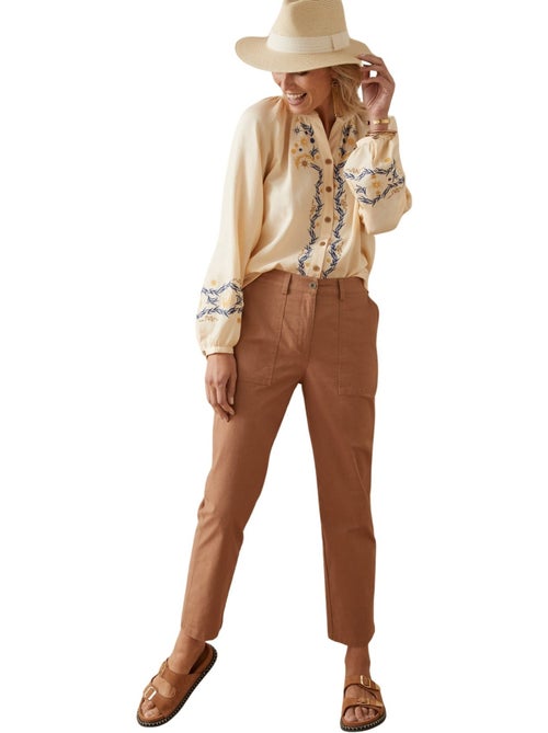 Pantalon 7/8ème élastiqué dos - DAXON - Kiabi