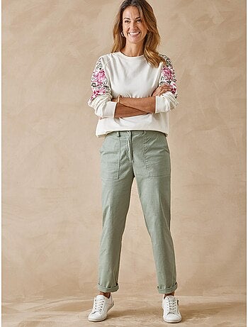 Pantalon 7/8ème élastiqué dos - DAXON