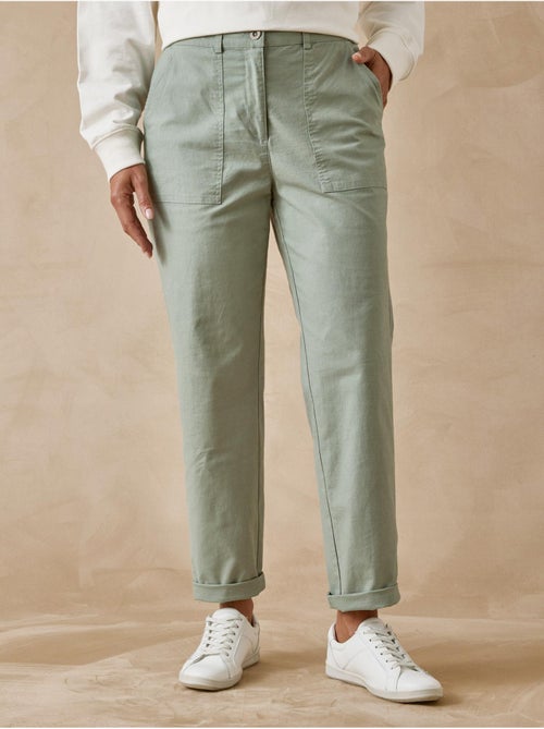 Pantalon 7/8ème élastiqué dos - DAXON - Kiabi