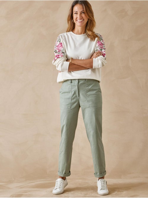 Pantalon 7/8ème élastiqué dos - DAXON - Kiabi