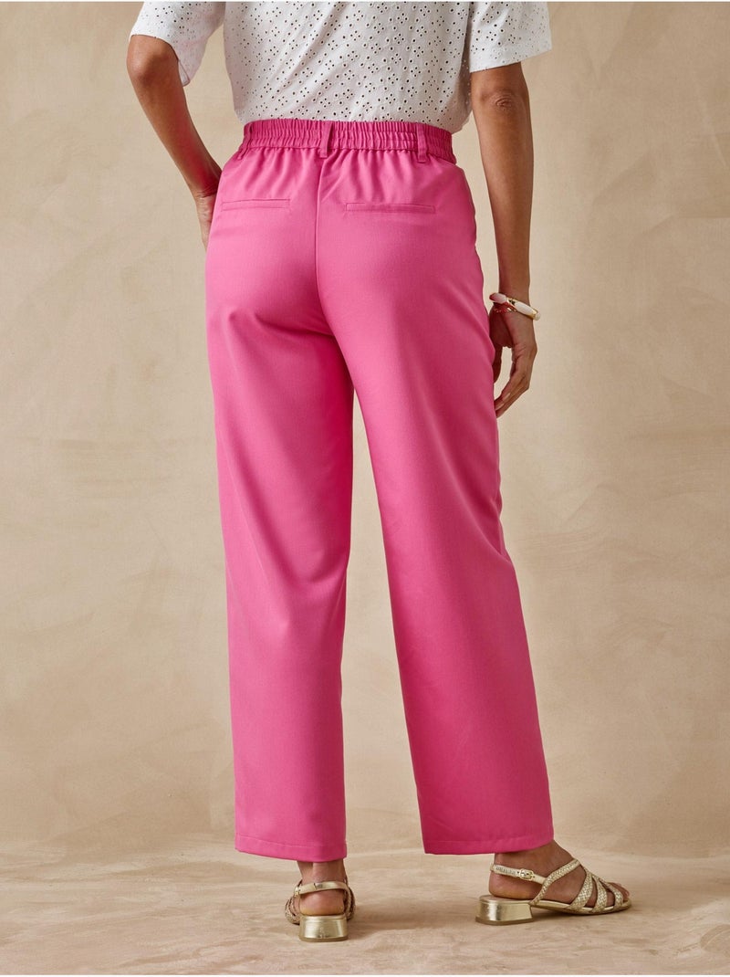 Pantalon 7/8ème élastiqué dos - DAXON Rose fushia - Kiabi