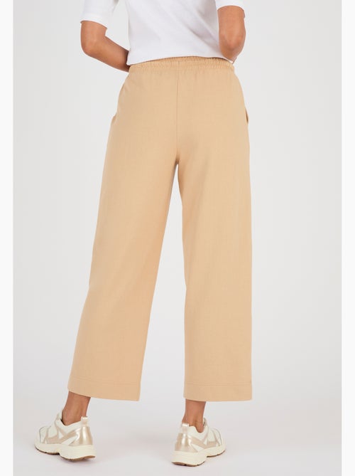 Pantalon 7/8ème en molleton - Happy D. by Damart - Kiabi