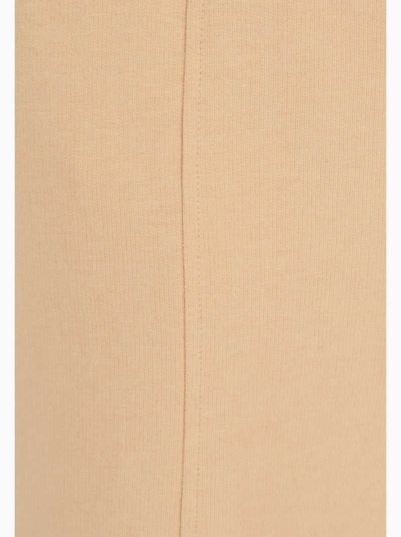 Pantalon 7/8ème en molleton - Happy D. by Damart Marron - Kiabi