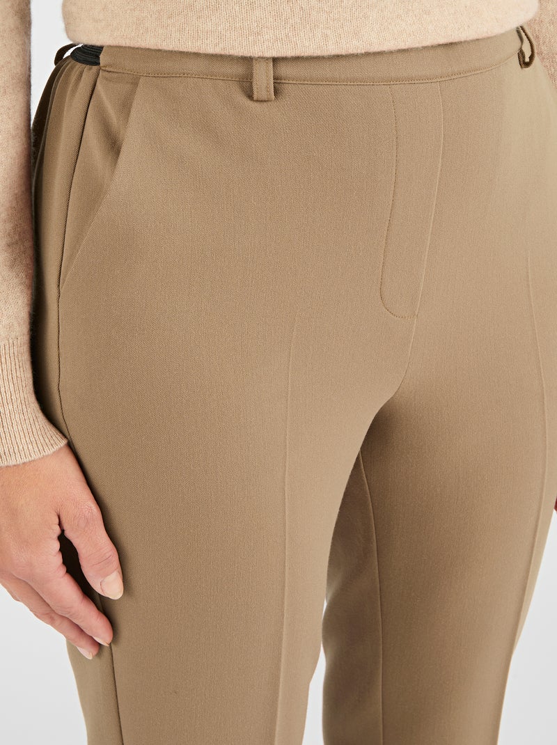 Pantalon 7/8ème enfilable bi-stretch - Damart Rose pastel - Kiabi