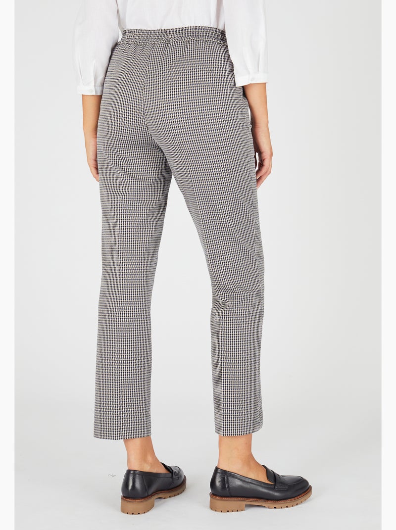 Pantalon 7/8ème enfilable maille milano stretch - Damart Bleu Noir - Kiabi