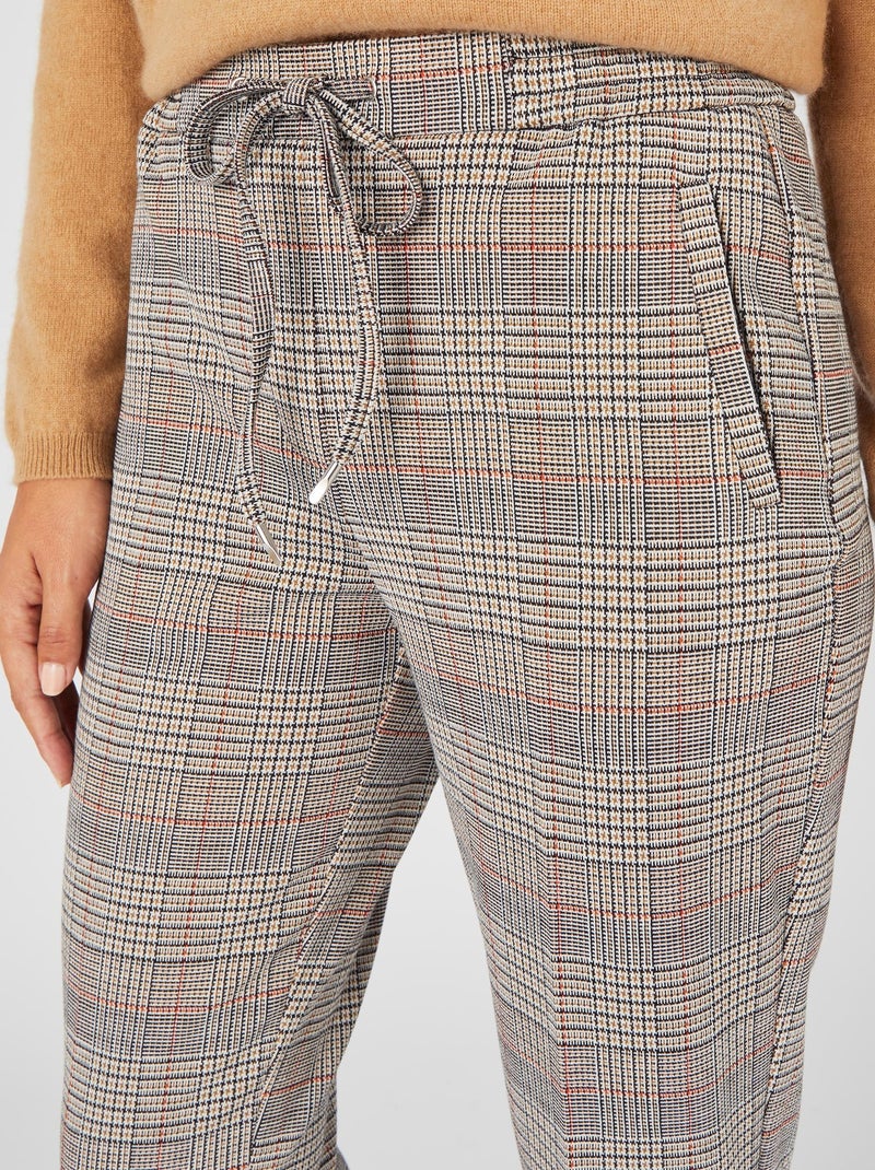Pantalon 7/8ème enfilable maille milano stretch - Damart Gris perle - Kiabi