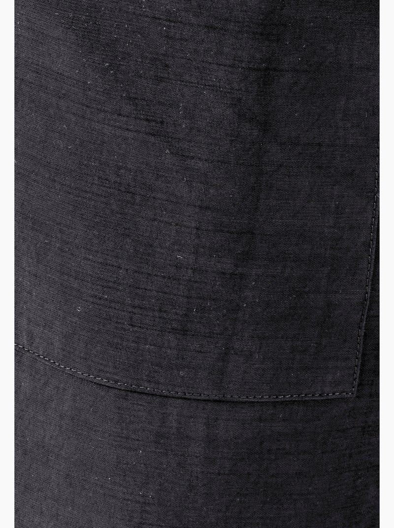 Pantalon 7/8ème enfilable poches cargo - Damart Noir - Kiabi