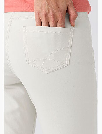 Pantalon 7/8ème fantaisie boutonnée - Damart