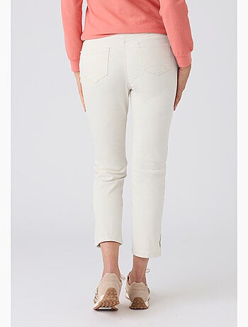 Pantalon 7/8ème fantaisie boutonnée - Damart