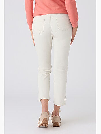 Pantalon 7/8ème fantaisie boutonnée - Damart