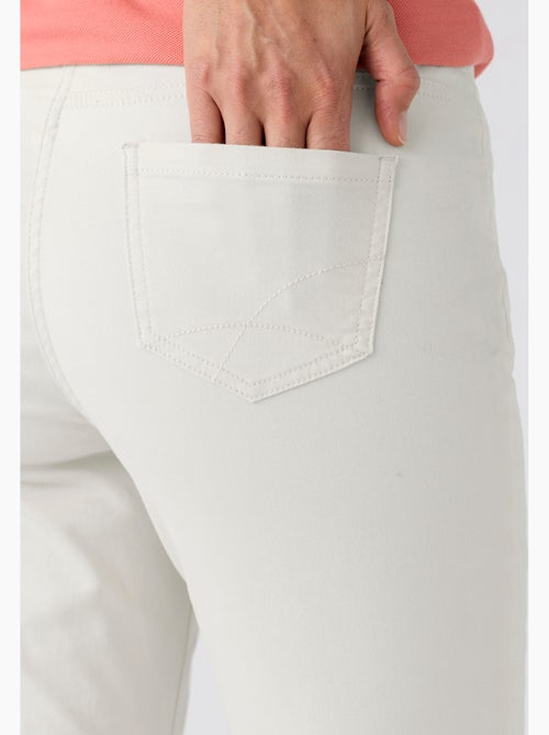 Pantalon 7/8ème fantaisie boutonnée - Damart - Kiabi