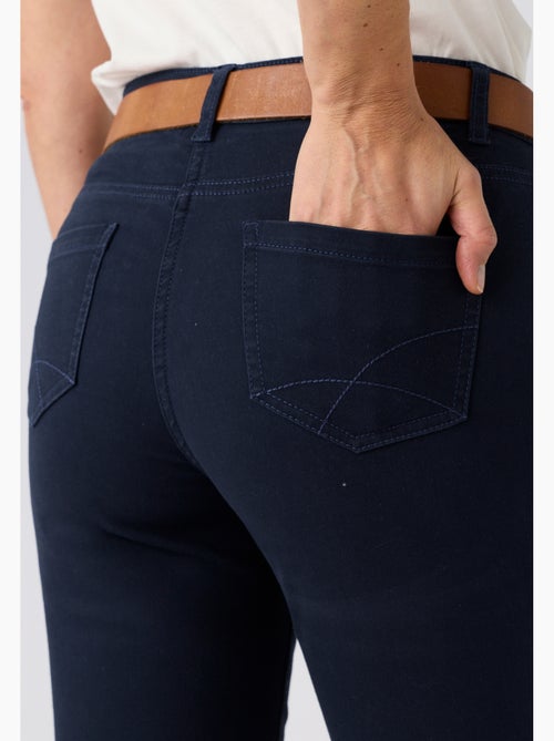 Pantalon 7/8ème fantaisie boutonnée - Damart - Kiabi