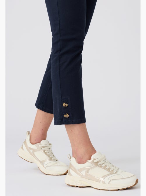 Pantalon 7/8ème fantaisie boutonnée - Damart - Kiabi