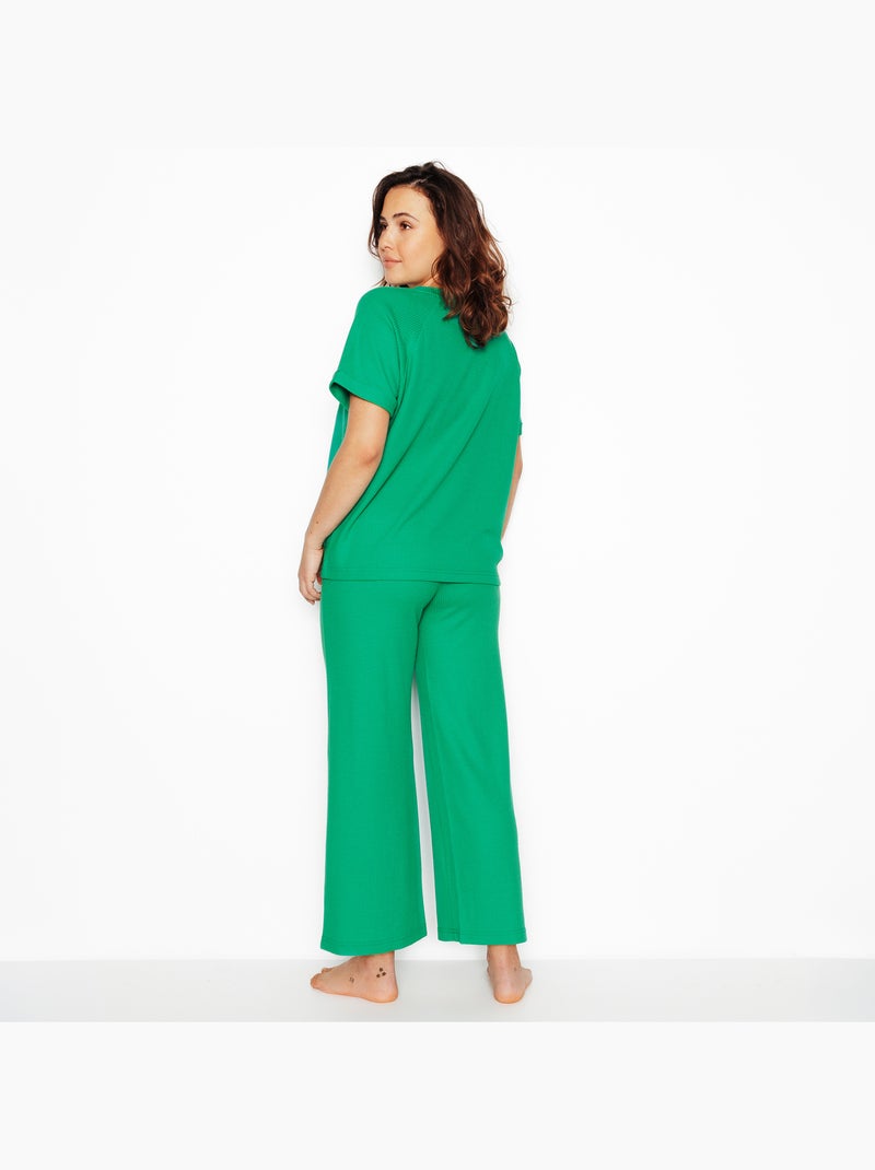 Pantalon 7/8eme Igloo - RougeGorge Lingerie Vert - Kiabi
