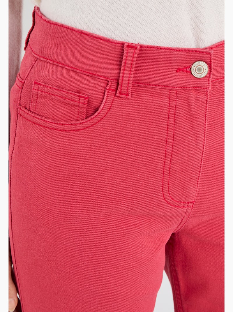 Pantalon 7/8ème large - Damart Rouge - Kiabi