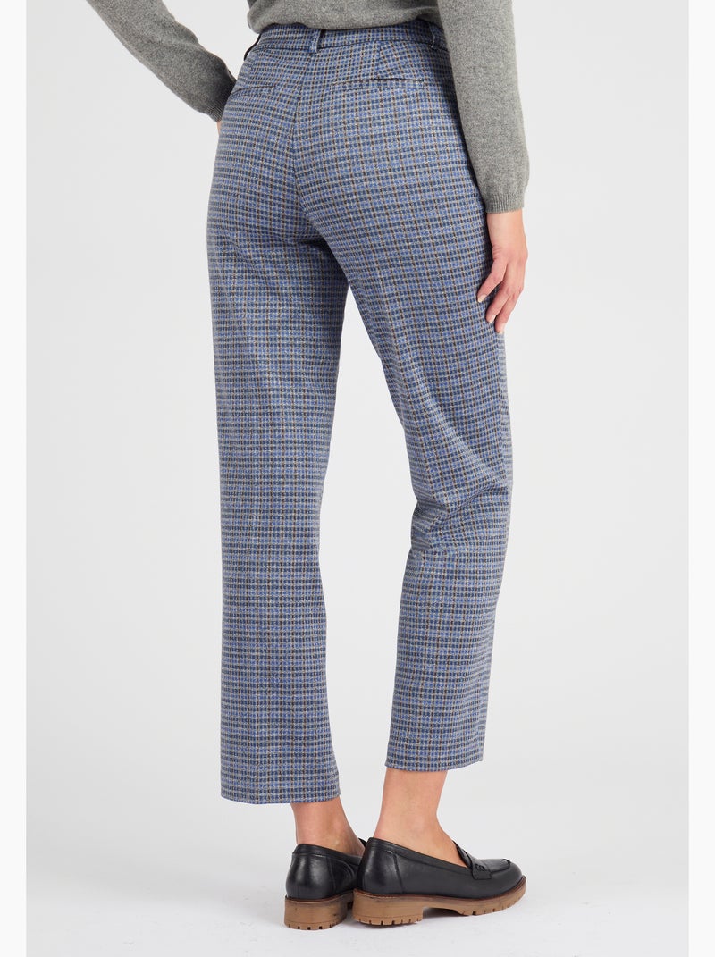 Pantalon 7/8ème maille milano - Damart Bleu - Kiabi