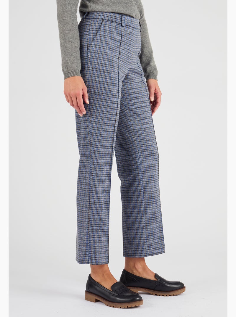 Pantalon 7/8ème maille milano - Damart Bleu - Kiabi