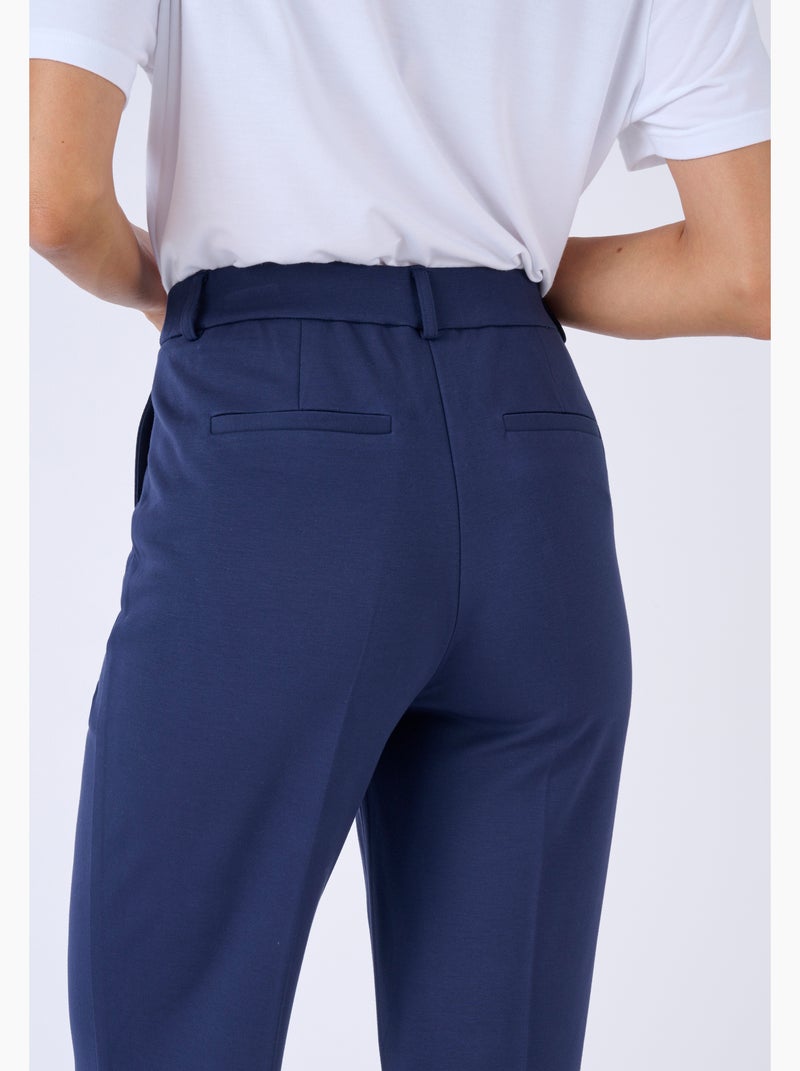 Pantalon 7/8ème maille milano - Damart Bleu marine - Kiabi