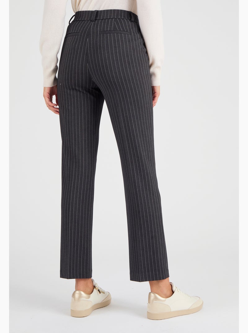 Pantalon 7/8ème maille milano - Damart Gris - Kiabi