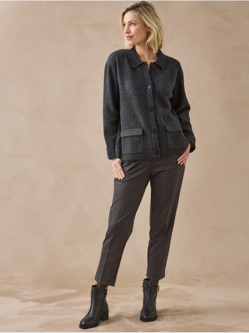 Pantalon 7/8ème maille milano - daxon Gris - Kiabi