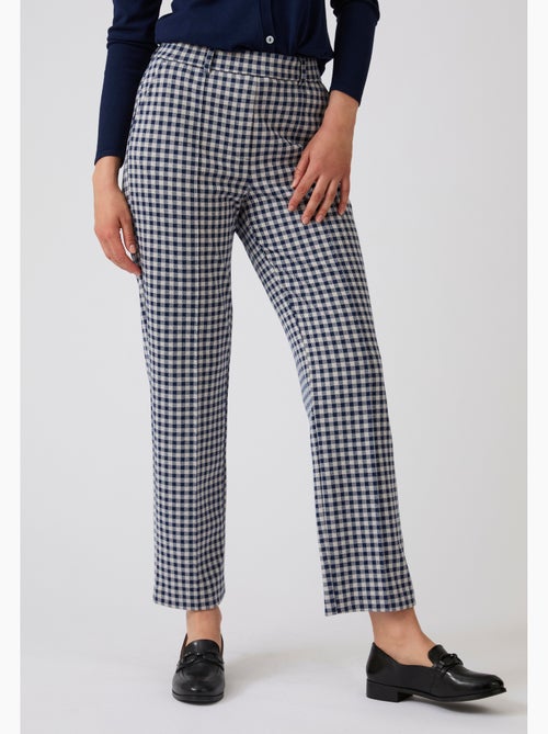 Pantalon 7/8ème maille milano jacquard - damart - Kiabi Pantalon 7/8ème maille milano jacquard - damart - Kiabi