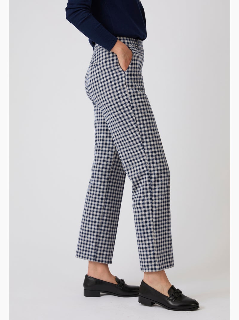 Pantalon 7/8ème maille milano jacquard - damart Beige - Kiabi
