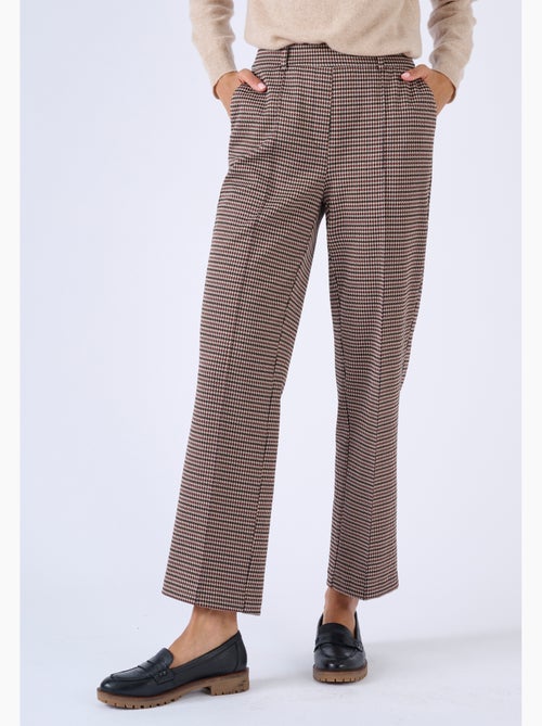 Pantalon 7/8ème maille milano jacquard - Damart - Kiabi