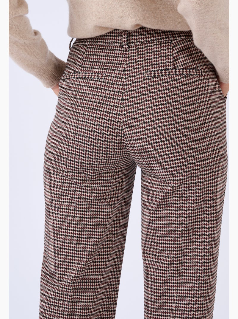 Pantalon 7/8ème maille milano jacquard - Damart Beige sable - Kiabi