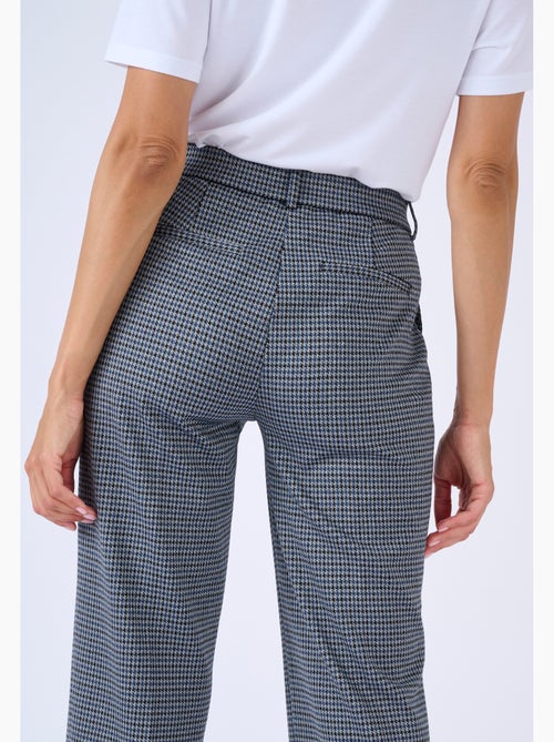 Pantalon 7/8ème maille milano jacquard - Damart - Kiabi