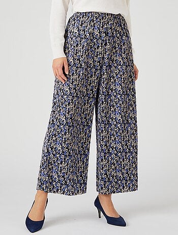 Pantalon 7/8ème maille plissée - Damart