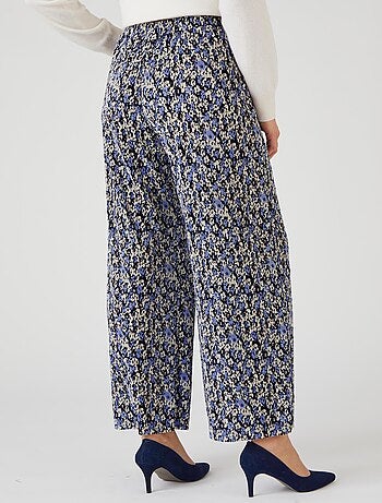 Pantalon 7/8ème maille plissée - Damart