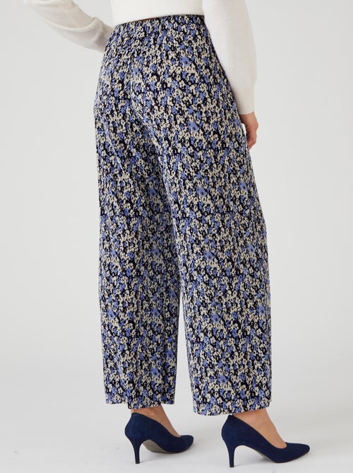 Pantalon 7/8ème maille plissée - Damart - Kiabi